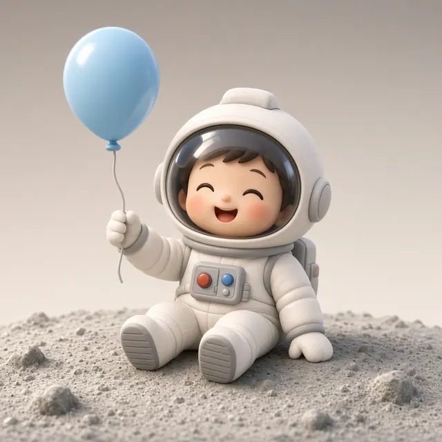 SI image generator example: 3d character made with Grok Imagine Image 2