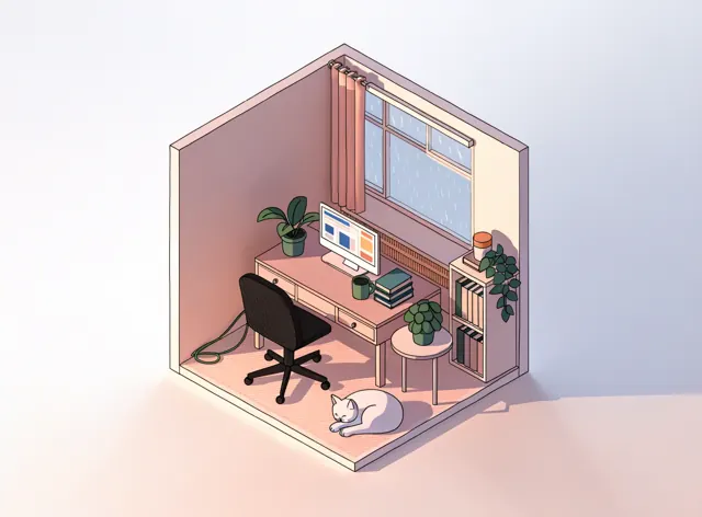 Isometric scene